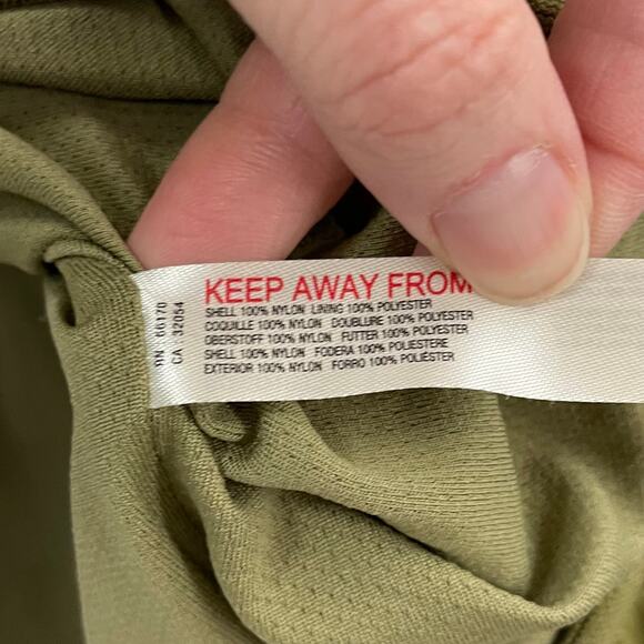 Free People Movement S Trek On Popover Jacket Army Green - Picture 9 of 11